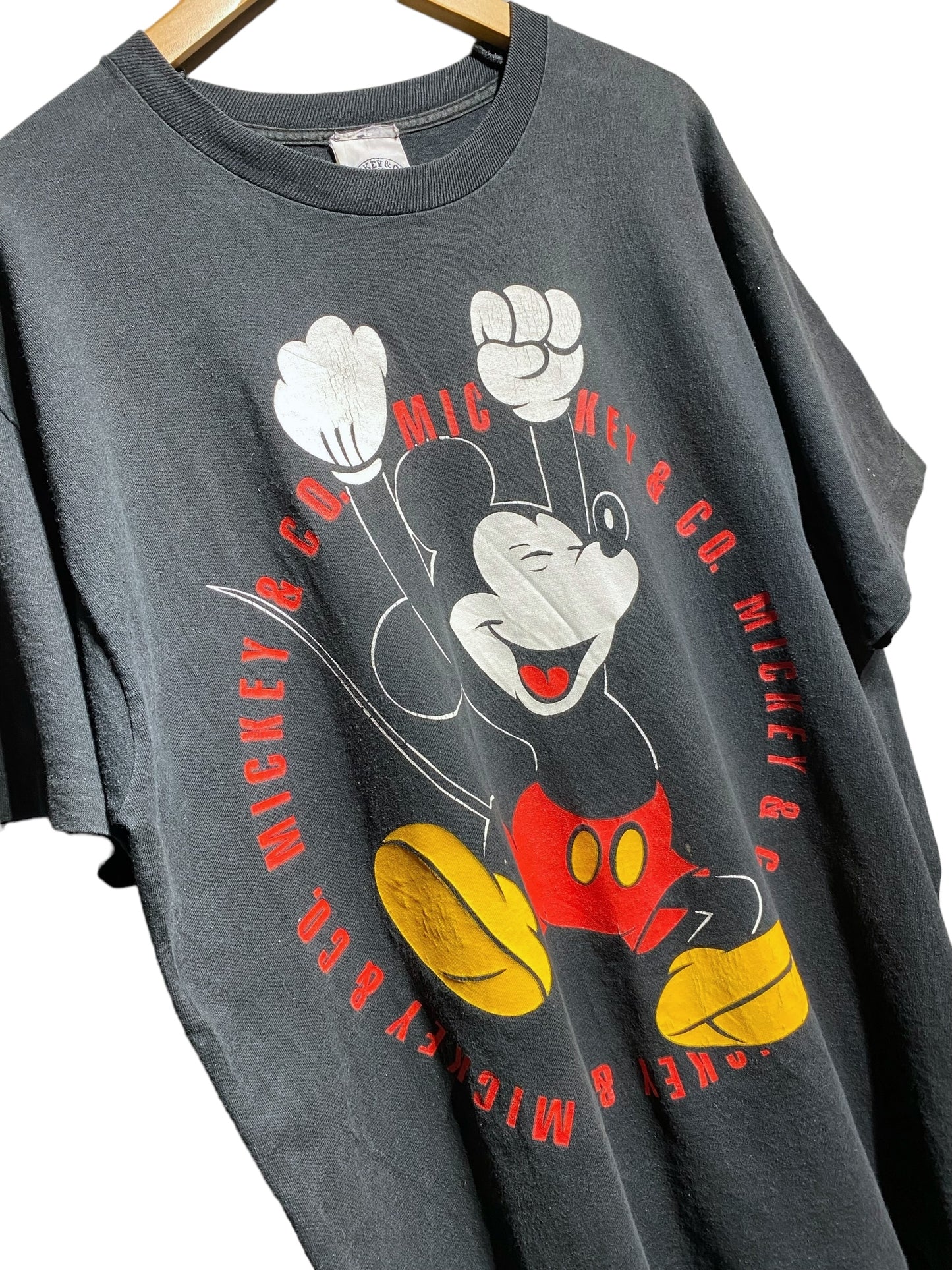 90s 90年代 MICKEY&CO ミッキー DISNEY ディズニー キャラクター アニメ 半袖 Tシャツ