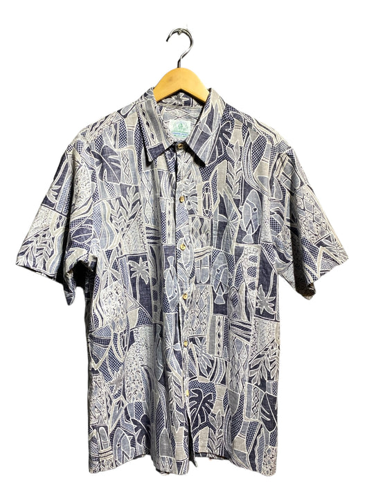 90s 90年代 アロハシャツ ハワイシャツ ハワイアン 総柄 柄 PANAMA JACKS
