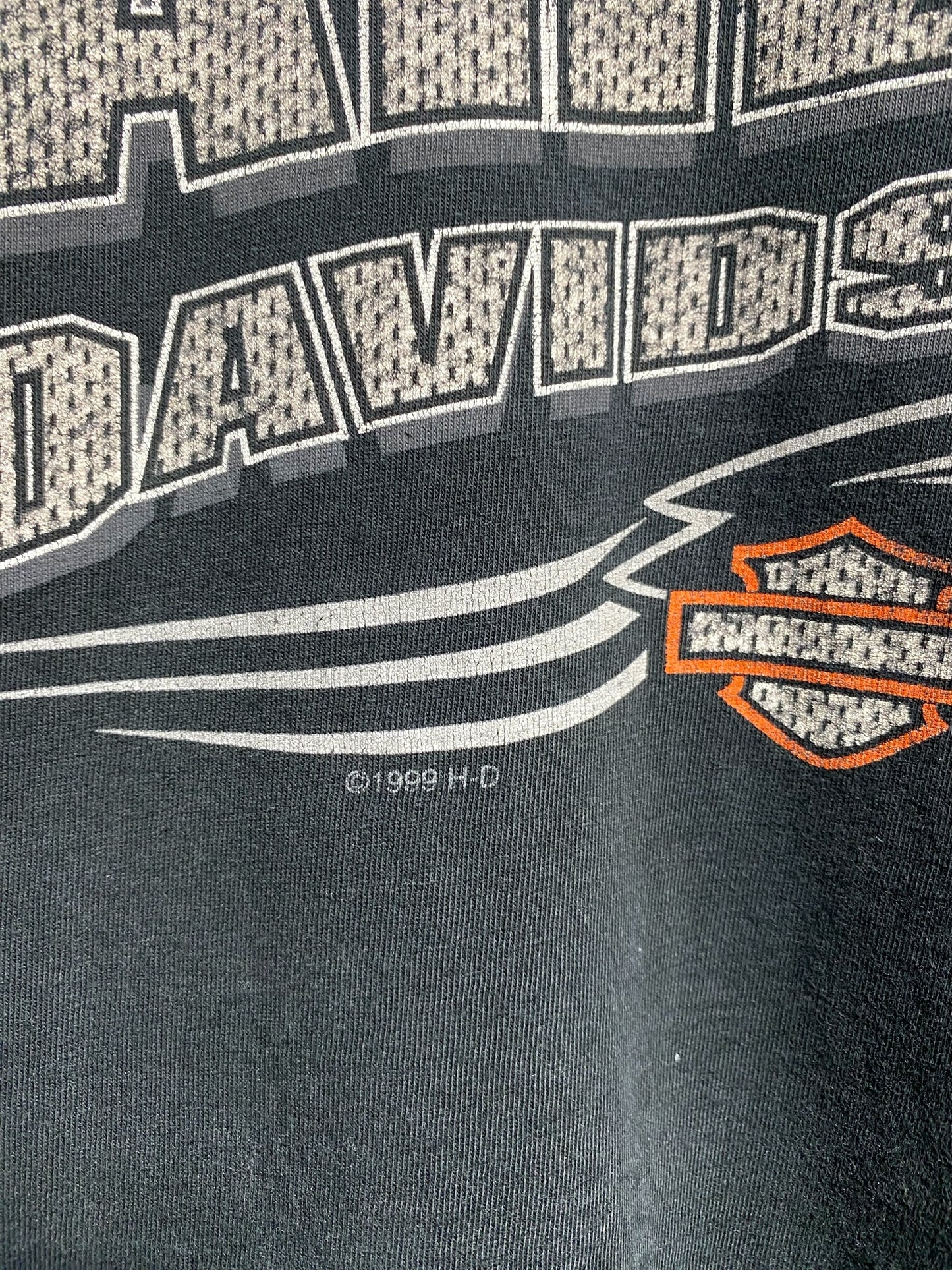 90s 90年代 HARLEY DAVIDSON ハーレーダビッドソン 長袖 Tシャツ ロンT 5分丈