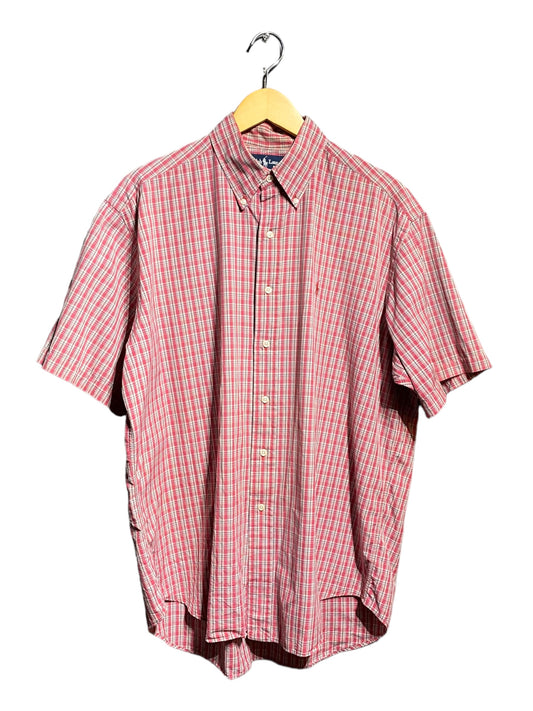 90s 90年代 Ralph Lauren ラルフローレン 半袖シャツ チェックシャツ