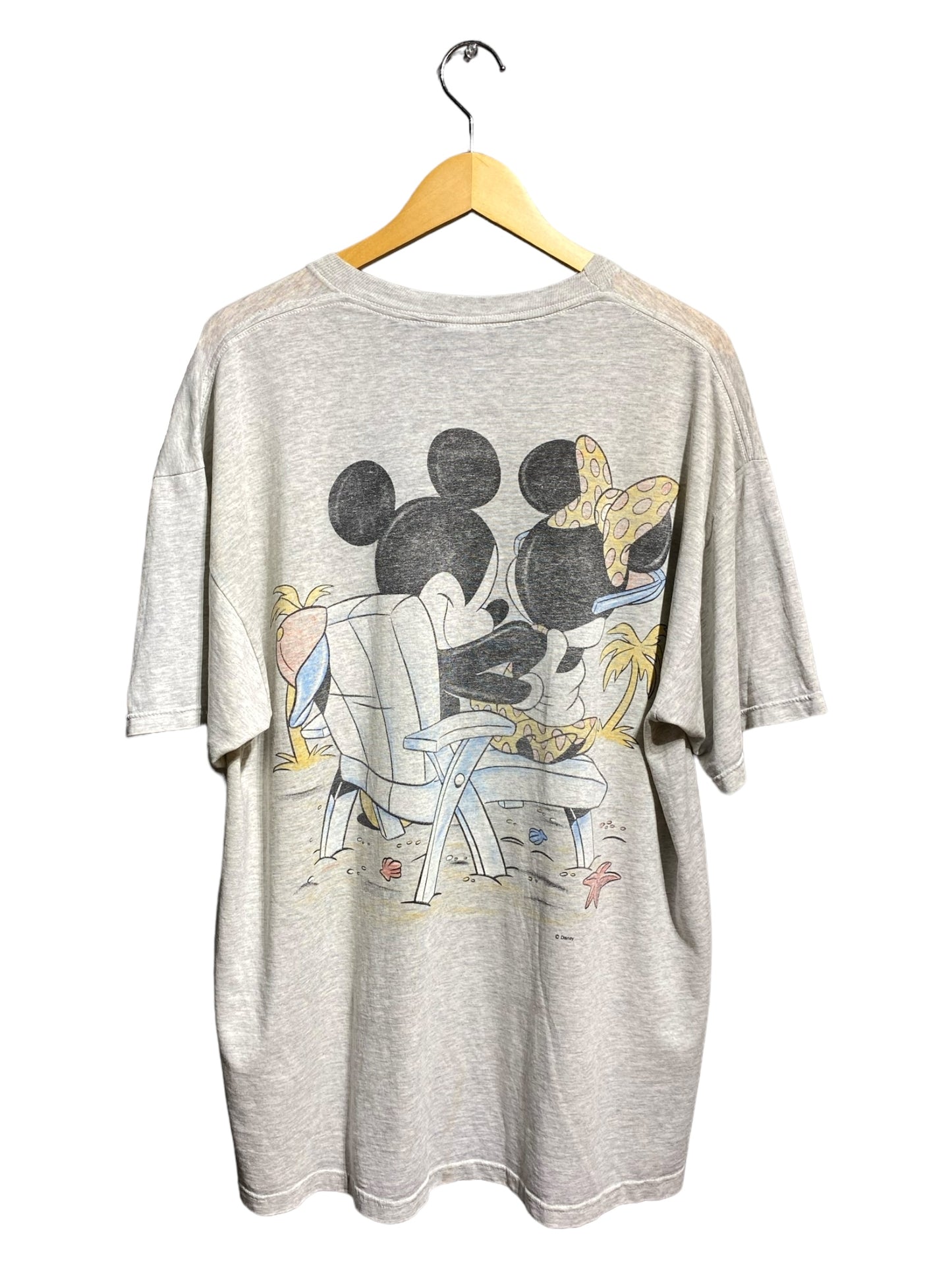 90s 90年代 DISNEY ディズニー ミッキー ミニー キャラクター アニメ 半袖 Tシャツ