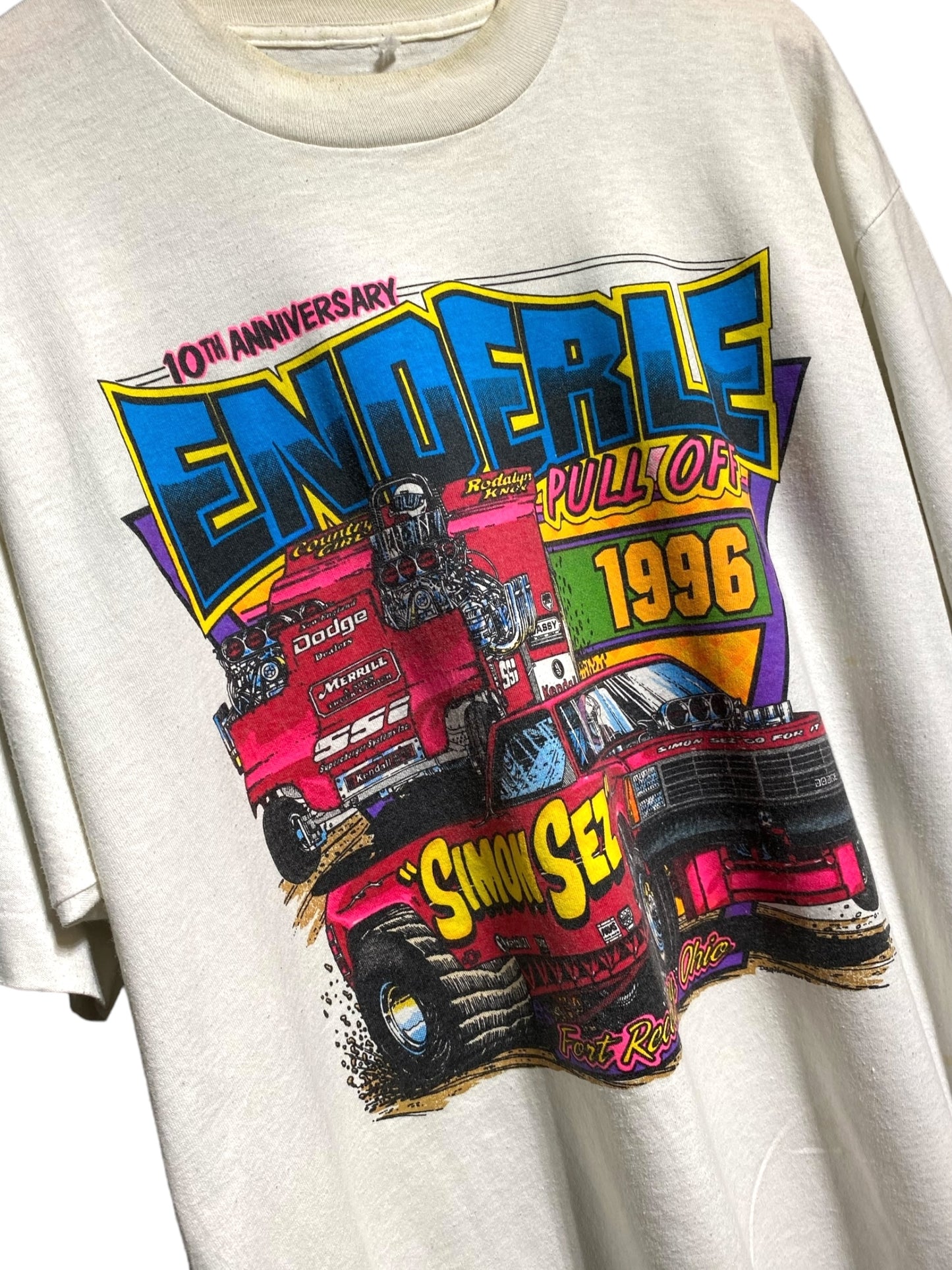 90s 90年代 レーシング 車 半袖 Tシャツ