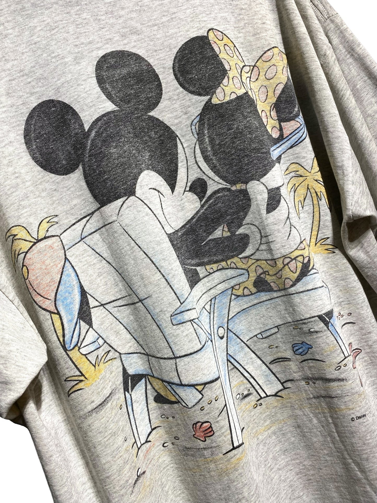 90s 90年代 DISNEY ディズニー ミッキー ミニー キャラクター アニメ 半袖 Tシャツ