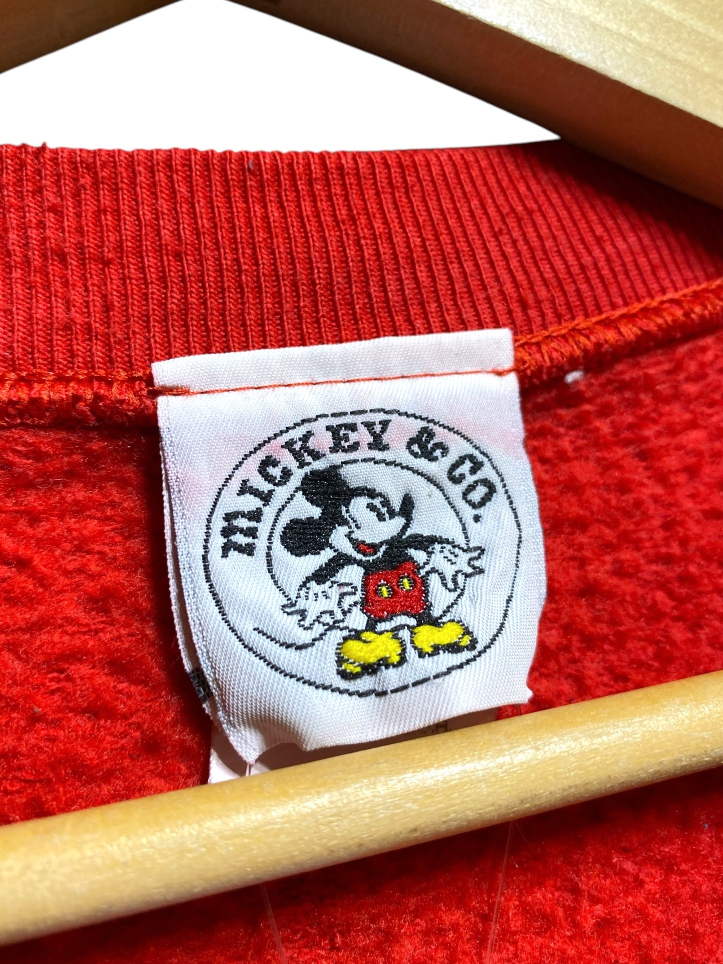 micky&co ミッキーアンドコー Disney ディズニー 90年代 刺繍 スウェット トレーナー