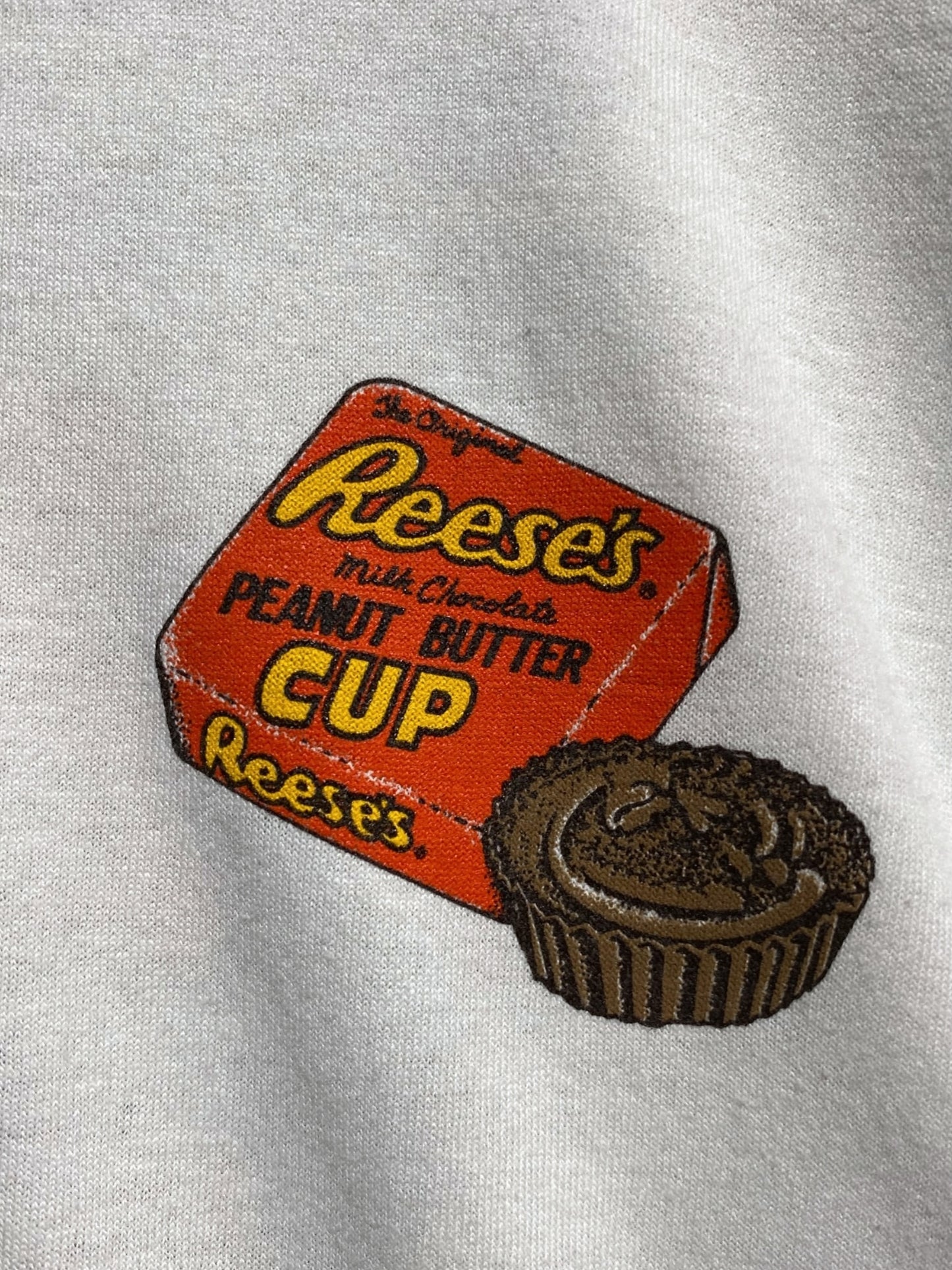 90s 90年代 Reeses ピーナツバター お菓子 アドバタイジング 半袖 Tシャツ