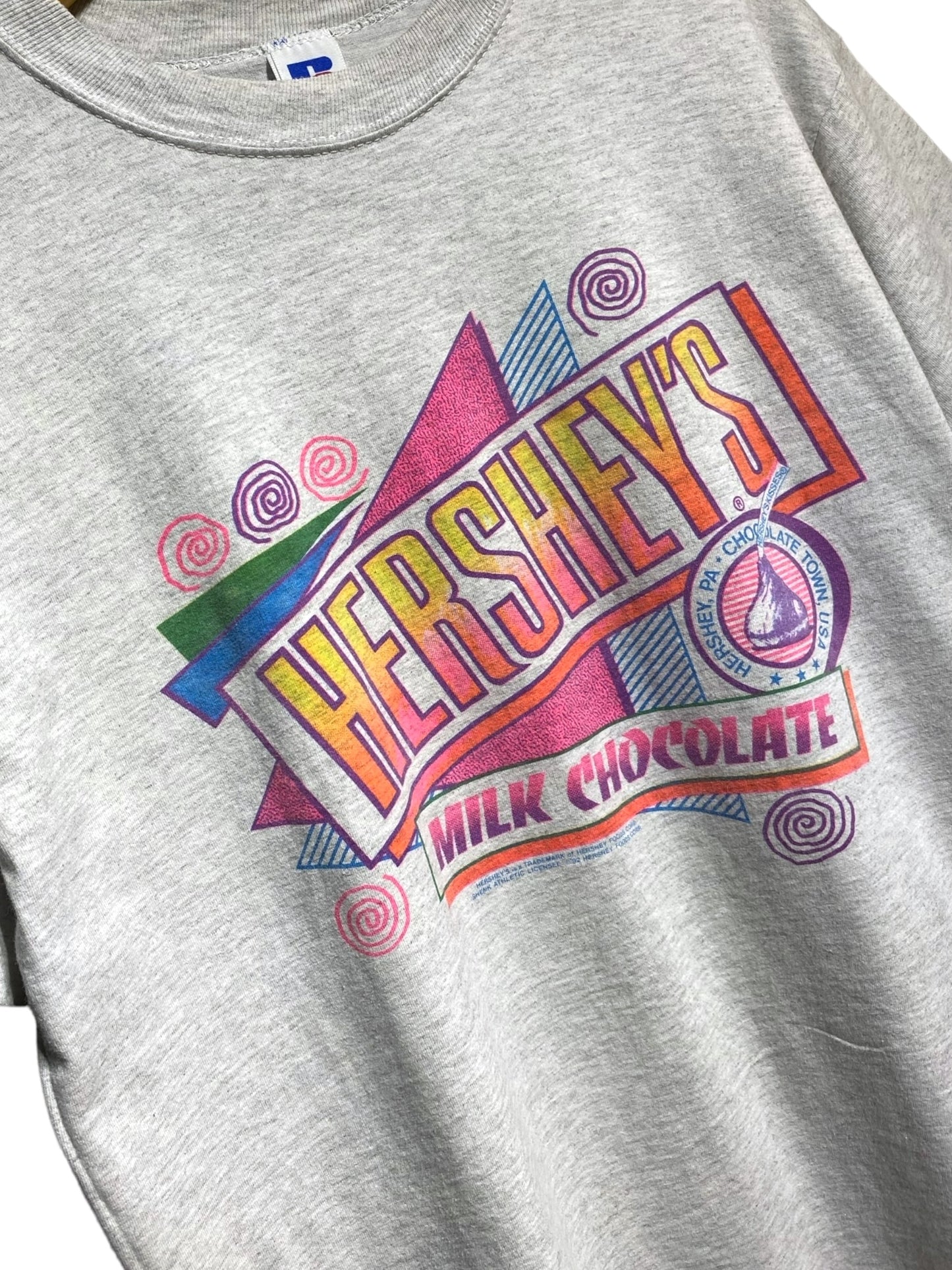 90s 90年代 HERSHEY'S ハーシーズ チョコレート アドバタイジング 半袖 Tシャツ