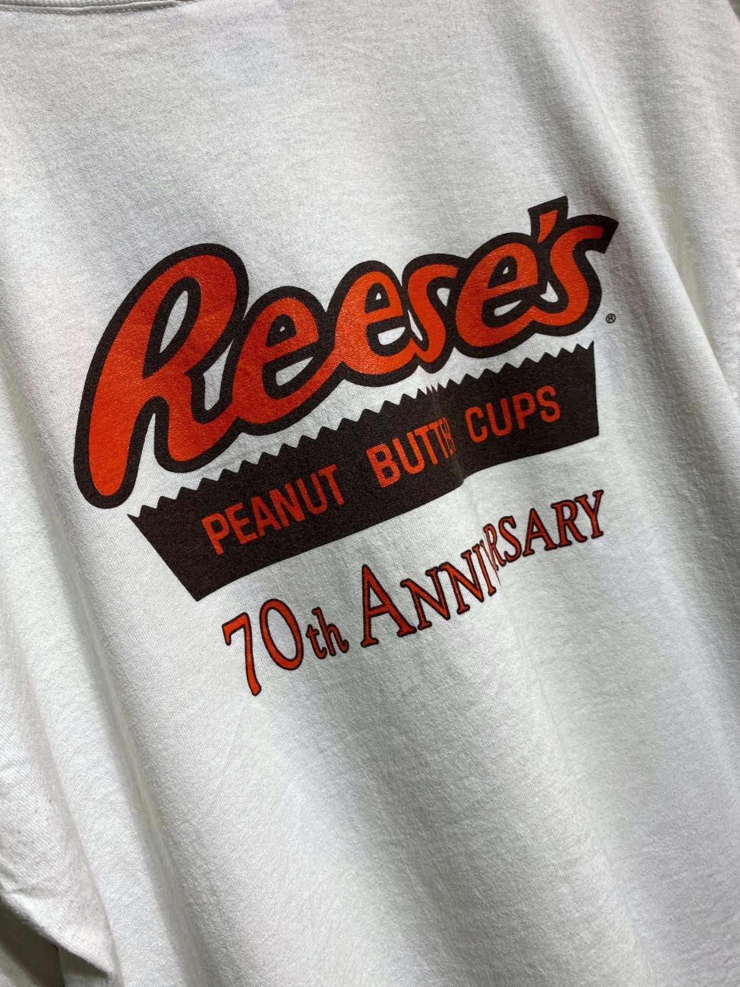 90s 90年代 Reeses ピーナツバター お菓子 アドバタイジング 半袖 Tシャツ