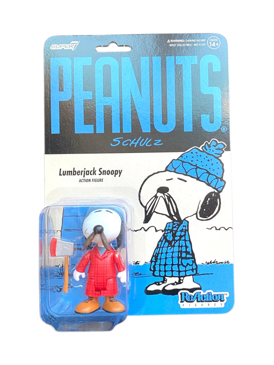 SUPER7 スーパー7 PEANUTS ピーナッツ Snoopy スヌーピー Lumberjack Snoopy フィギュア