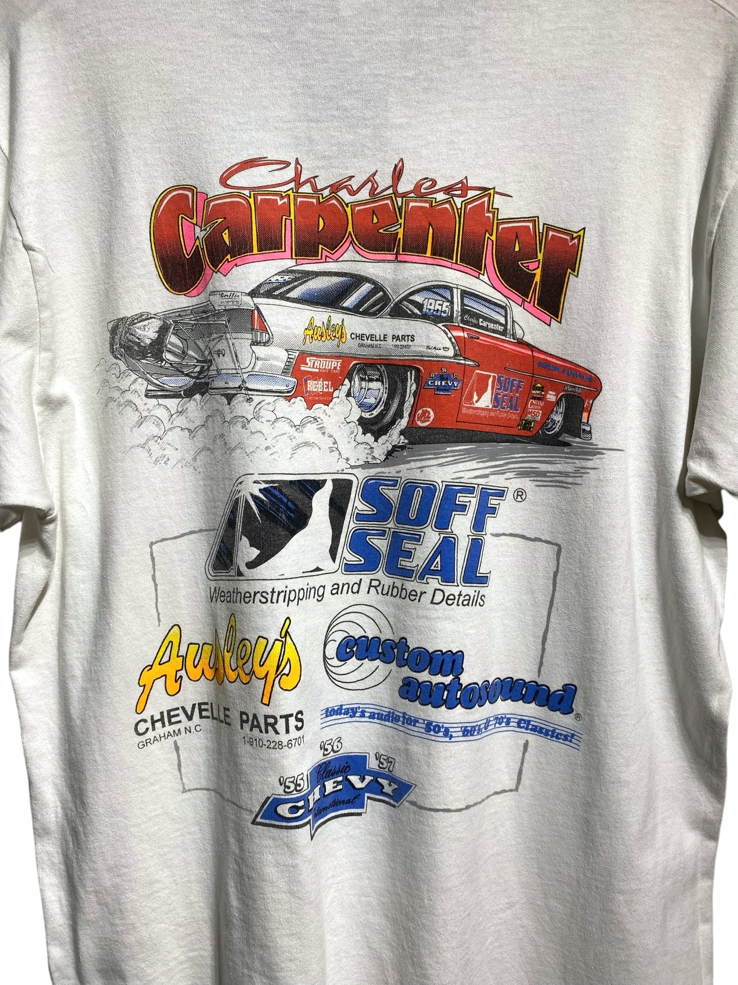 90s 90年代 レーシング 車 半袖 Tシャツ