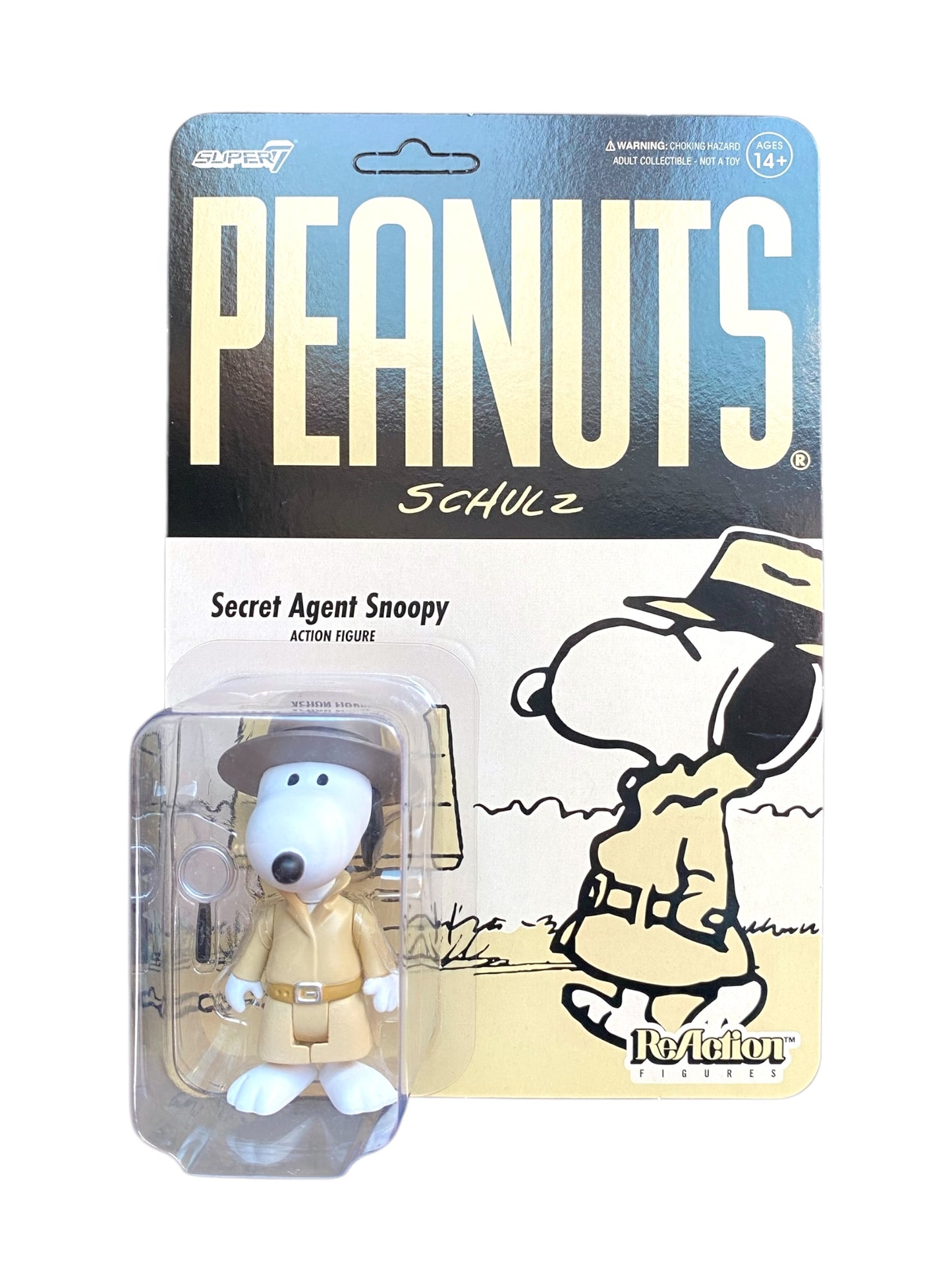 SUPER7 スーパー7 PEANUTS ピーナッツ Snoopy スヌーピー Secret Agent Snoopy フィギュア