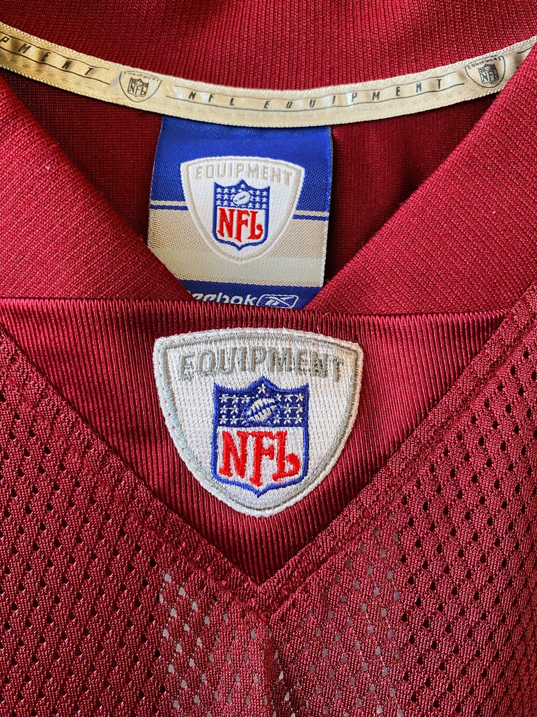 Reebok リーボック NFL REDSKINS レッドスキンズ ゲームシャツ