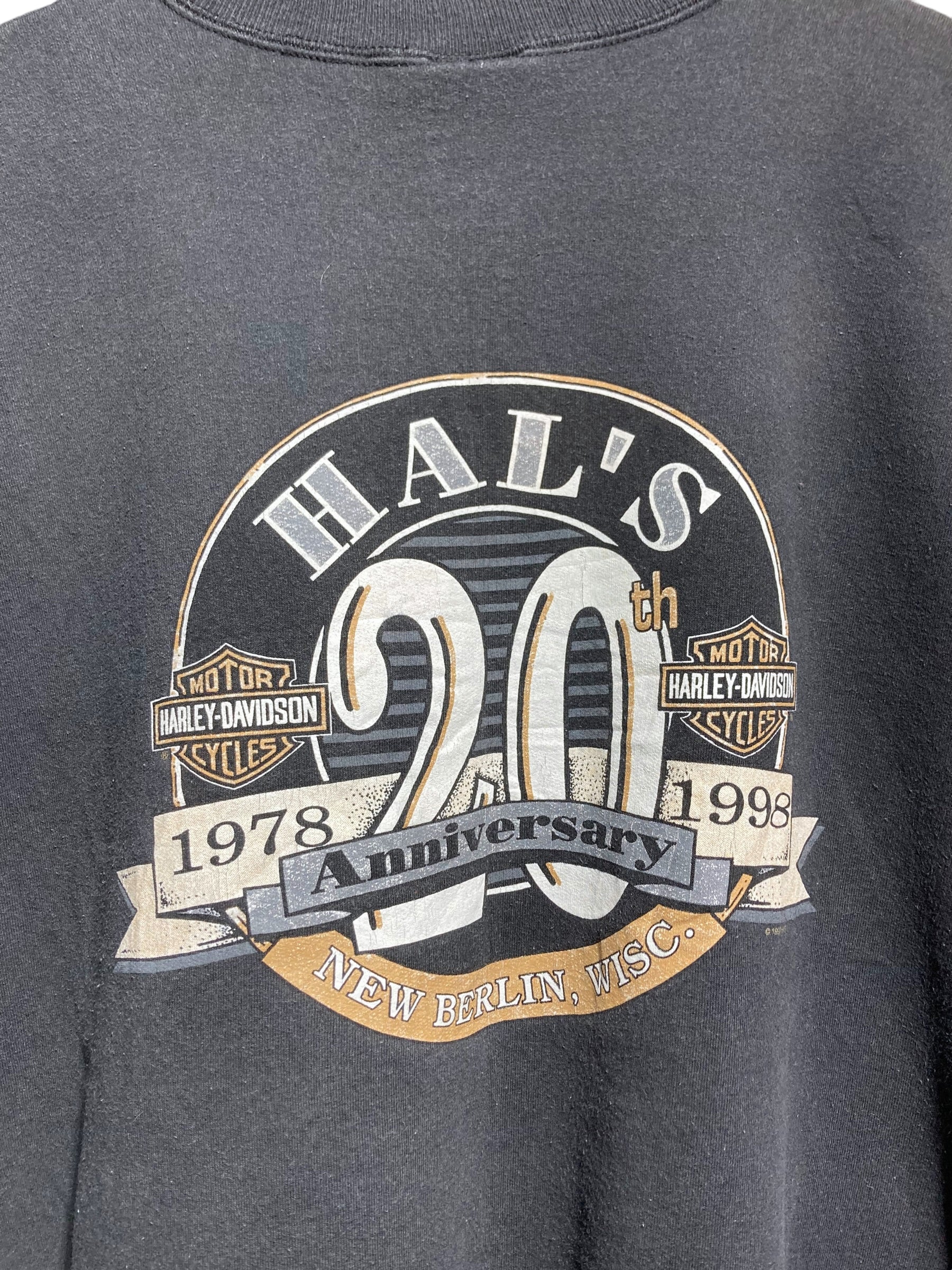 【90s】ハーレーダビッドソン　スウェット トレーナー　ヘインズ　ガール&バイク